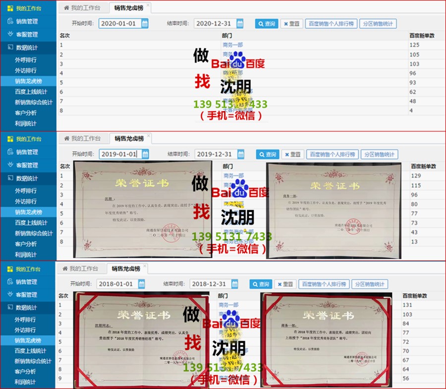 南通百度公司業(yè)績排名 南通百度公司業(yè)績排名